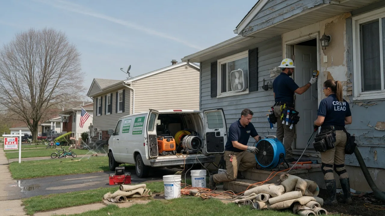 Flood Cleanup in Pleasant Prairie, WI near me