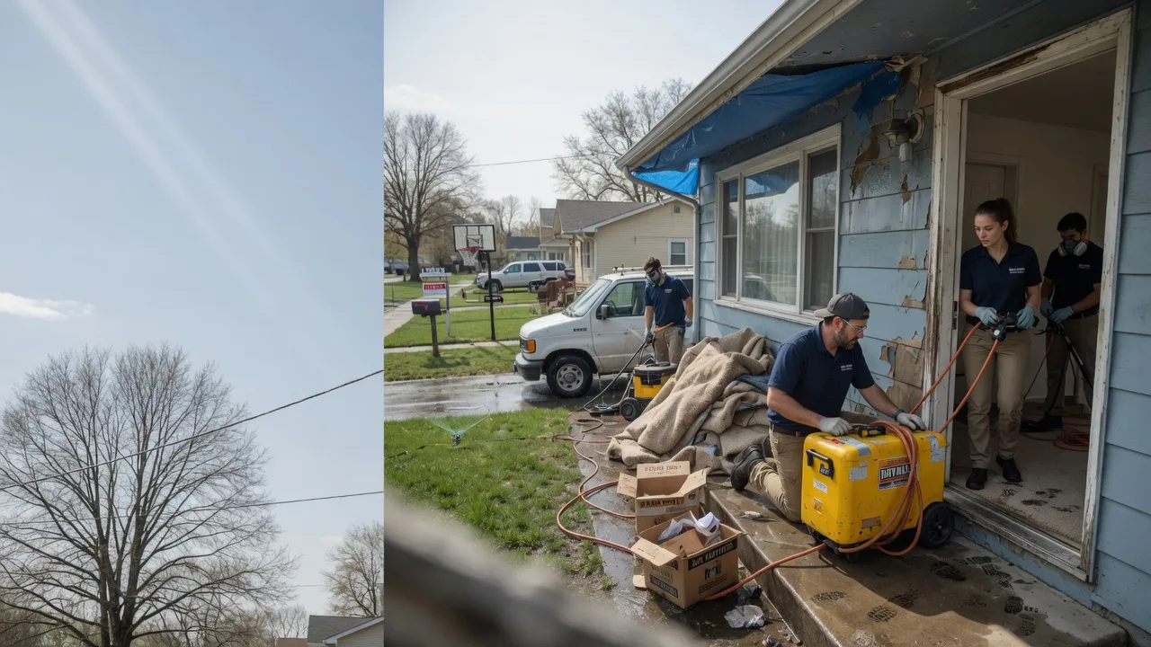 Basement Flood Cleanup in Pleasant Prairie, WI near me